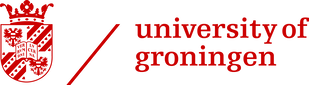University of Groningen logo in red